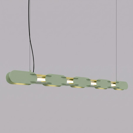 Lampa wisząca CHAIN 158 szałwiowa LED 3000K Thoro