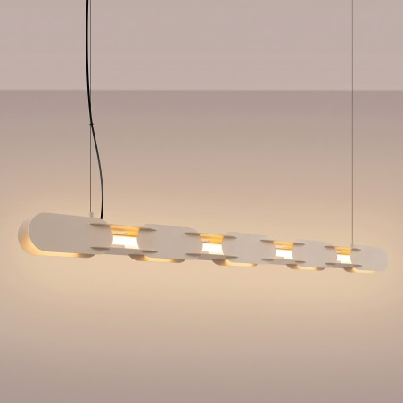 Lampa wisząca CHAIN 158 taupe LED 3000K Thoro