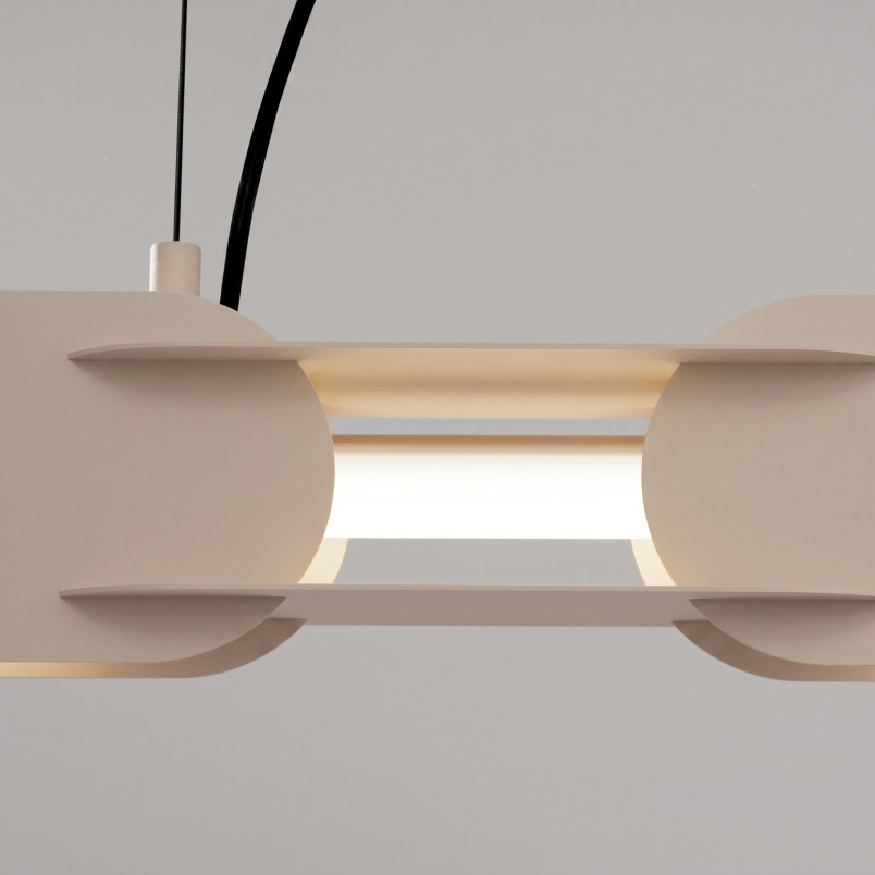 Lampa wisząca CHAIN 158 taupe LED 3000K Thoro