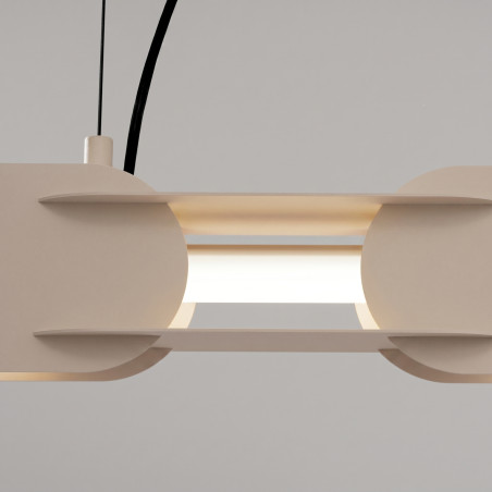 Lampa wisząca CHAIN 158 taupe LED 3000K Thoro