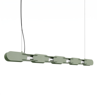 Lampa wisząca CHAIN 158 zielona oliwka LED 3000K Thoro