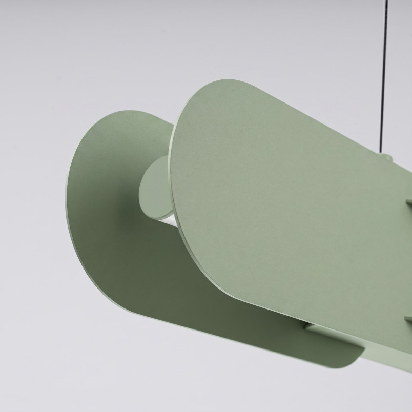 Lampa wisząca CHAIN 158 zielona oliwka LED 3000K Thoro