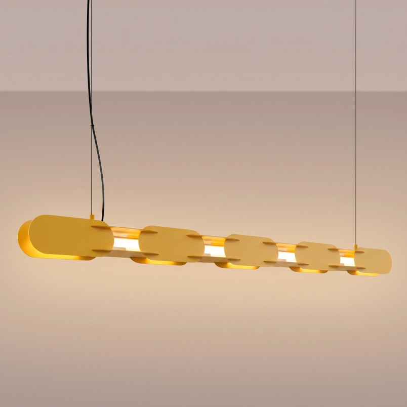 Lampa wisząca CHAIN 158 żółta LED 3000K Thoro