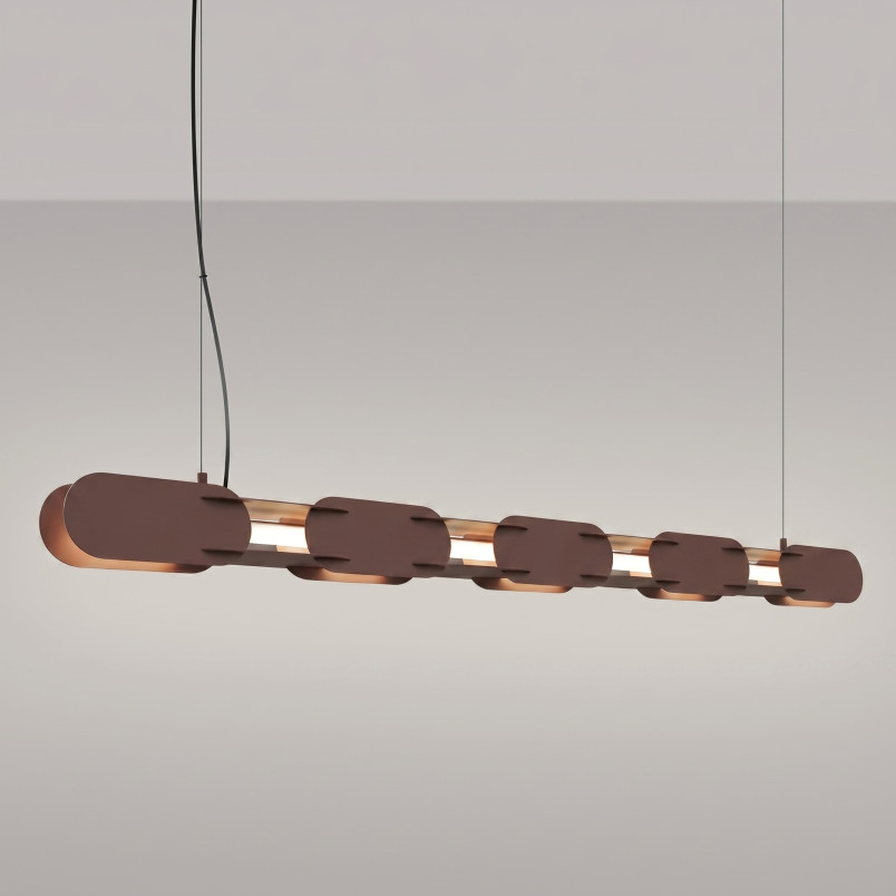 Lampa wisząca CHAIN 158 brązowa LED 4000K Thoro