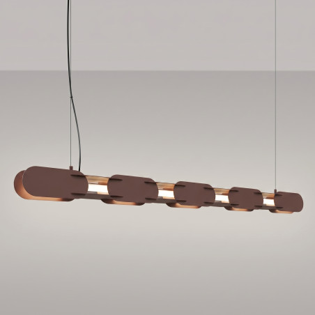 Lampa wisząca CHAIN 158 brązowa LED 4000K Thoro