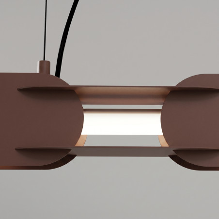 Lampa wisząca CHAIN 158 brązowa LED 4000K Thoro