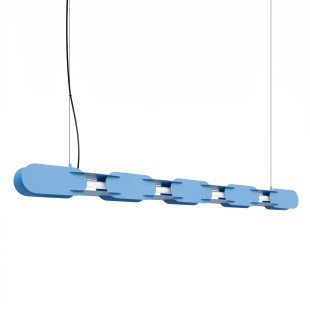 Lampa wisząca CHAIN 158 błękitna LED 4000K Thoro