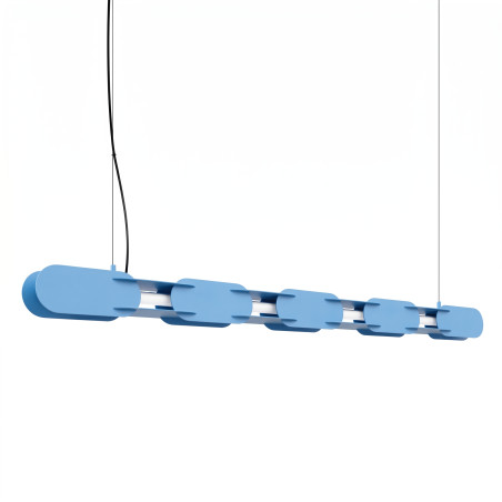 Lampa wisząca CHAIN 158 błękitna LED 4000K Thoro