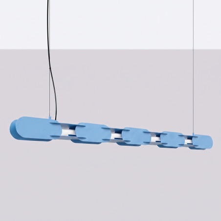 Lampa wisząca CHAIN 158 błękitna LED 4000K Thoro