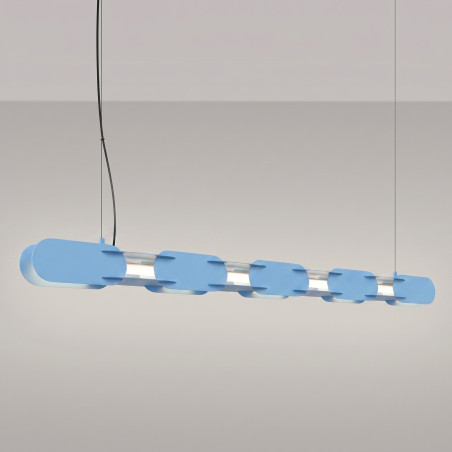 Lampa wisząca CHAIN 158 błękitna LED 4000K Thoro