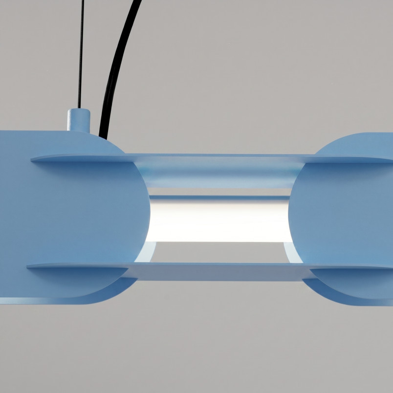 Lampa wisząca CHAIN 158 błękitna LED 4000K Thoro