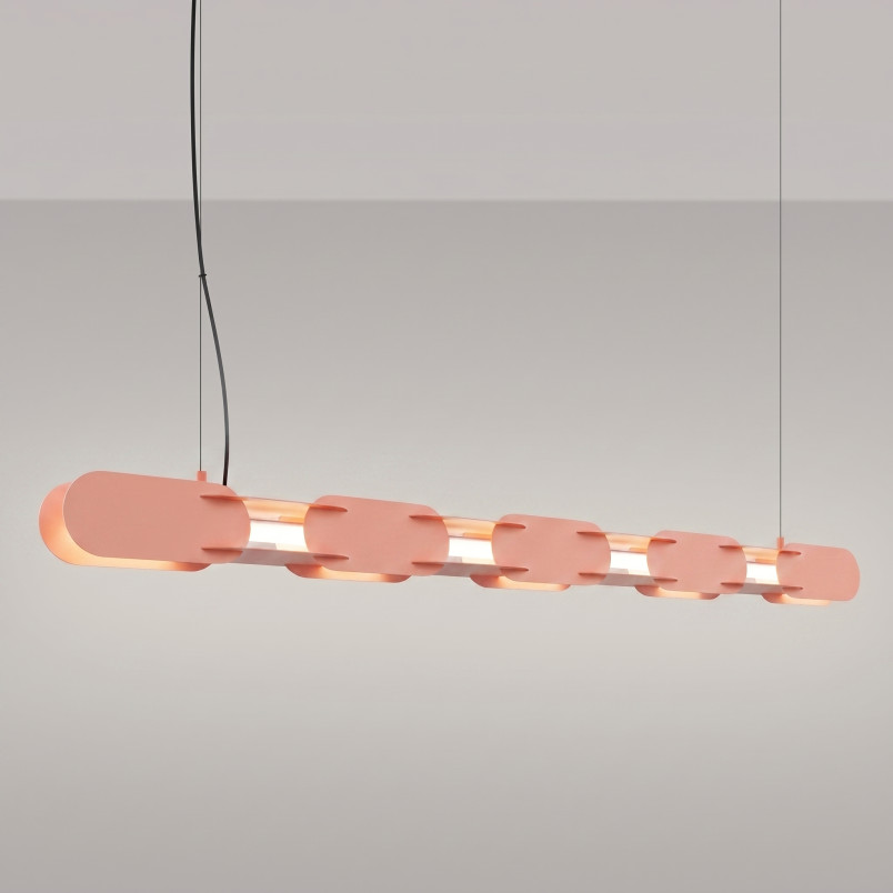 Lampa wisząca CHAIN 158 brzoskwiniowa LED 4000K Thoro