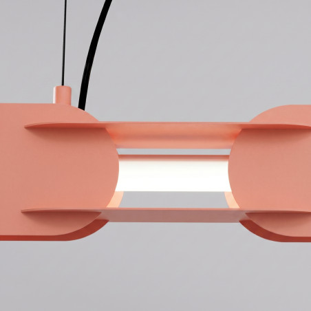 Lampa wisząca CHAIN 158 brzoskwiniowa LED 4000K Thoro