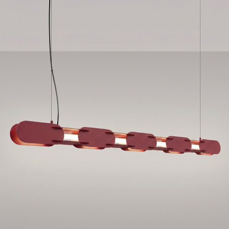 Lampa wisząca CHAIN 158 burgund LED 4000K Thoro