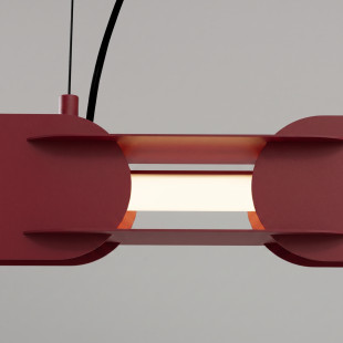 Lampa wisząca CHAIN 158 burgund LED 4000K Thoro