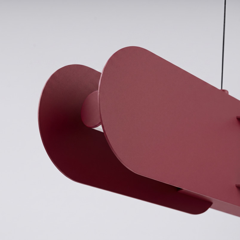 Lampa wisząca CHAIN 158 burgund LED 4000K Thoro
