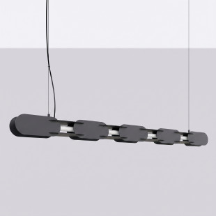 Lampa wisząca CHAIN 158 czarna LED 4000K Thoro