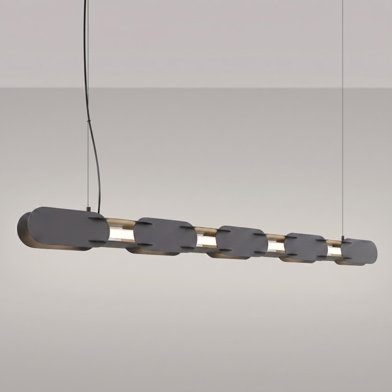 Lampa wisząca CHAIN 158 czarna LED 4000K Thoro