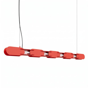 Lampa wisząca CHAIN 158 czerwona LED 4000K Thoro