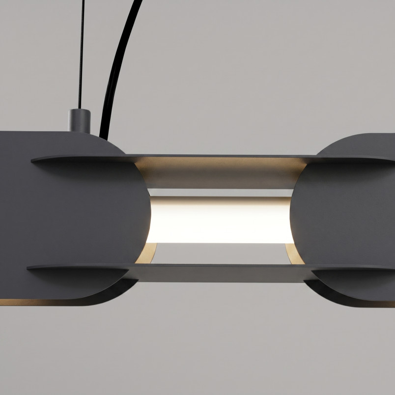 Lampa wisząca CHAIN 158 czarna LED 4000K Thoro
