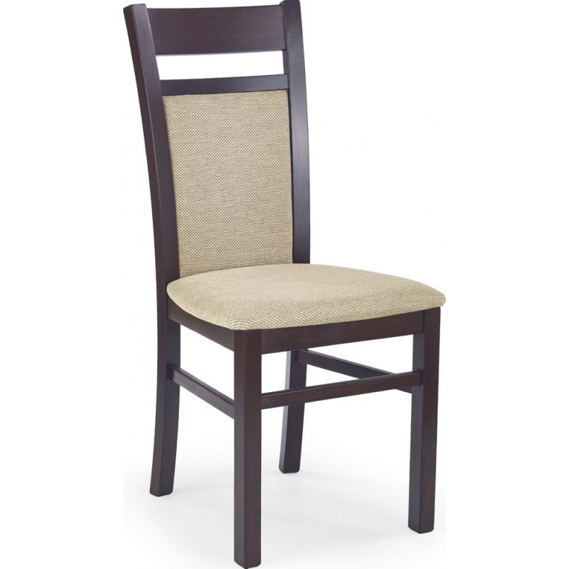 Krzesło drewniane Gerard II Halmar | Ciemny Orzech | Kup Teraz