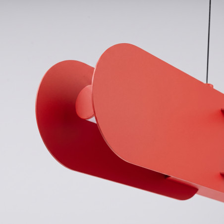 Lampa wisząca CHAIN 158 czerwona LED 4000K Thoro
