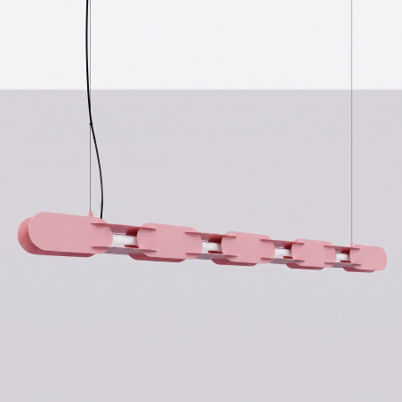 Lampa wisząca CHAIN 158 różowa LED 4000K Thoro