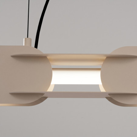 Lampa wisząca CHAIN 158 taupe LED 4000K Thoro