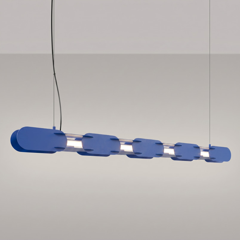 Lampa wisząca CHAIN 158 ultramaryna LED 4000K Thoro