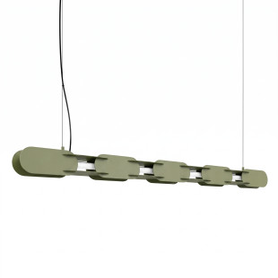 Lampa wisząca CHAIN 158 zielona oliwka LED 4000K Thoro