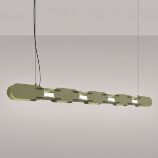 Lampa wisząca CHAIN 158 zielona oliwka LED 4000K Thoro