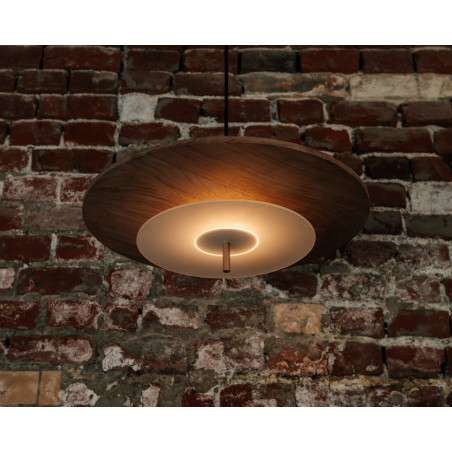 Loftlight Aeroplan Wood | Drewniana Lampa Wisząca 47cm