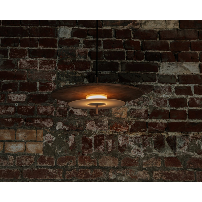 Loftlight Aeroplan Wood | Drewniana Lampa Wisząca 47cm
