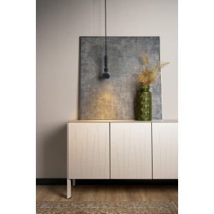 Lampa wisząca Bosca Velvet 93 Cold Grey | Aksamitna faktura LoftLight
