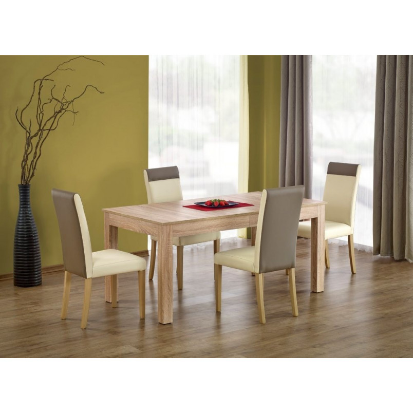 Stół rozkładany Seweryn 160x90cm dąb sonoma | Halmar