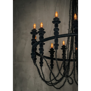 Żyrandol LoftLight Dracula 118cm | Aksamitna struktura Velvet