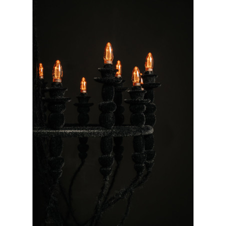 Żyrandol LoftLight Dracula 118cm | Aksamitna struktura Velvet