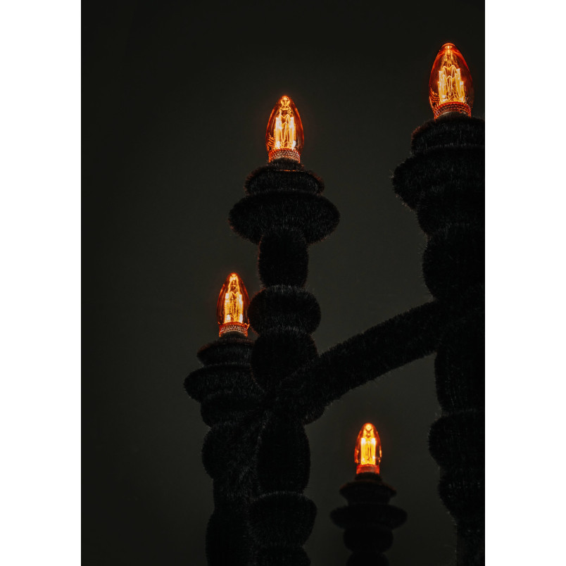 Żyrandol LoftLight Dracula 118cm | Aksamitna struktura Velvet