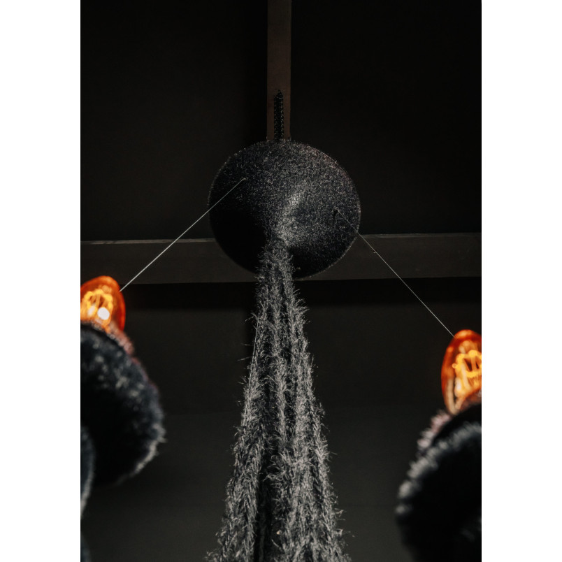 Żyrandol LoftLight Dracula 118cm | Aksamitna struktura Velvet