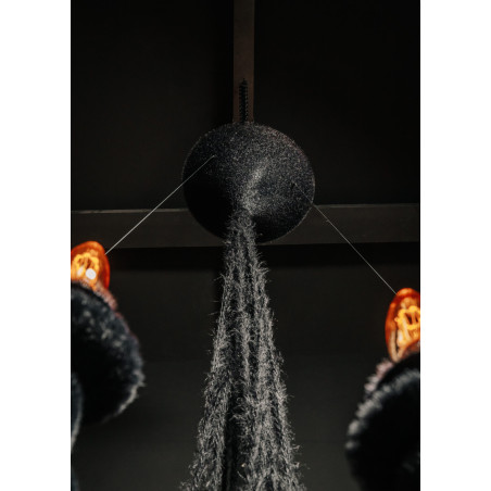 Żyrandol LoftLight Dracula 118cm | Aksamitna struktura Velvet
