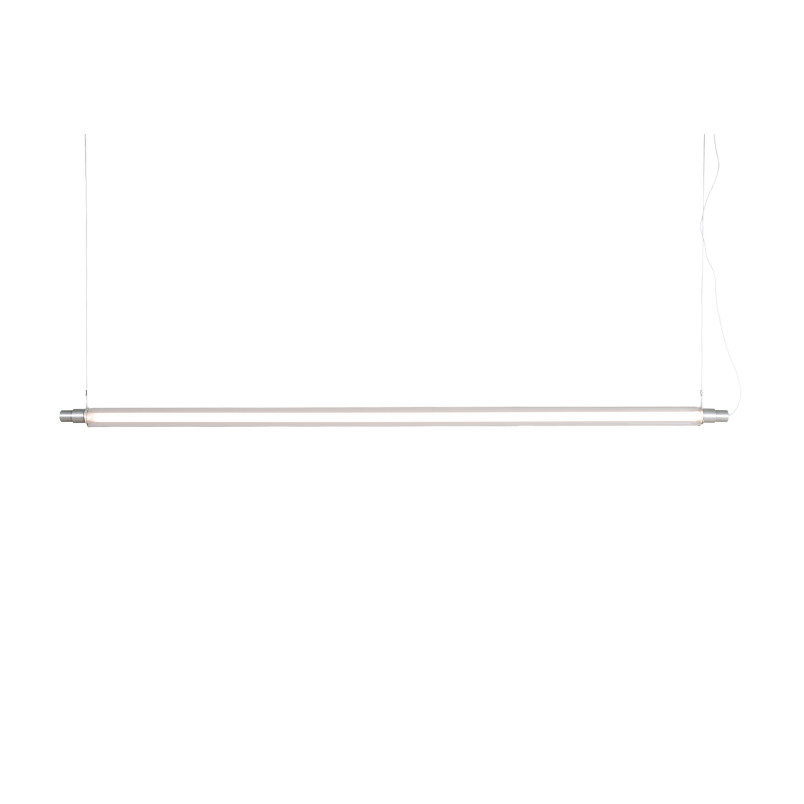 Lampa wisząca liniowa Lunastic 170cm LED | Ryflowane szkło LoftLight