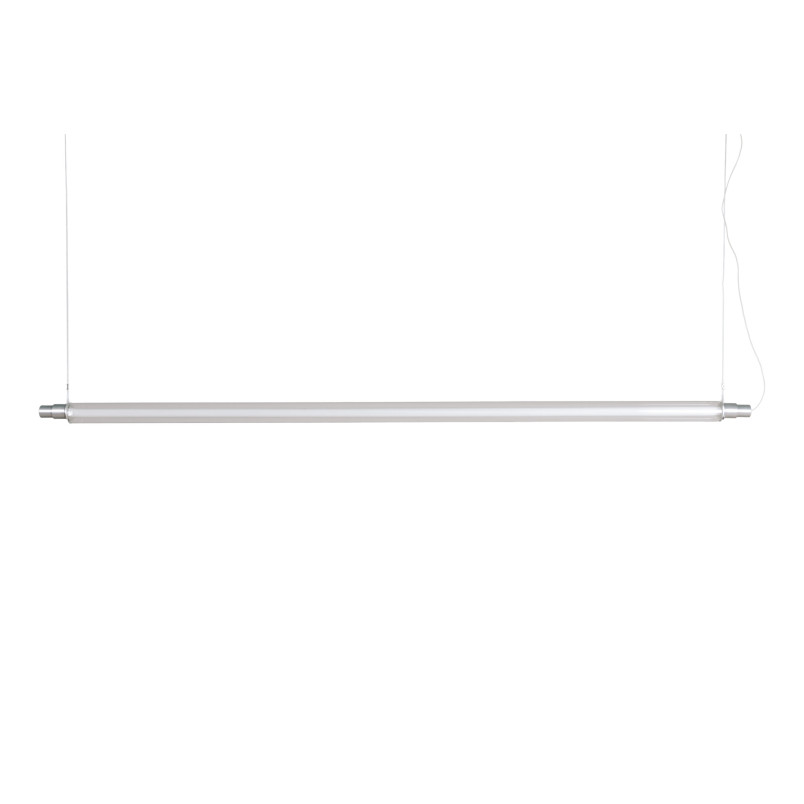 Lampa wisząca liniowa Lunastic 170cm LED | Ryflowane szkło LoftLight