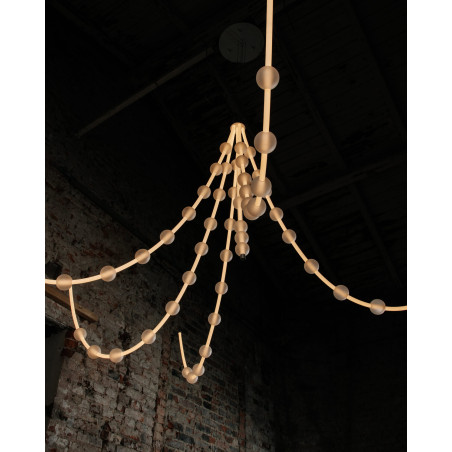 Żyrandol LoftLight Mariska 300cm – Biżuteryjne oświetlenie LED