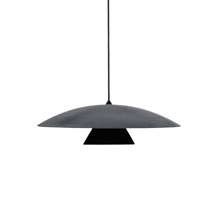 Lampa wisząca Loftlight Olemi Slight Velvet 60cm | Szary Aksamit