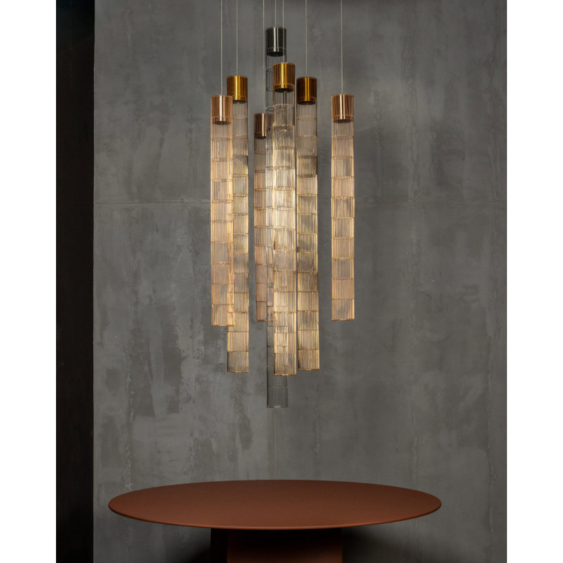 LoftLight Stelar 107 Stal Nierdzewna | Lampa Wisząca Industrial