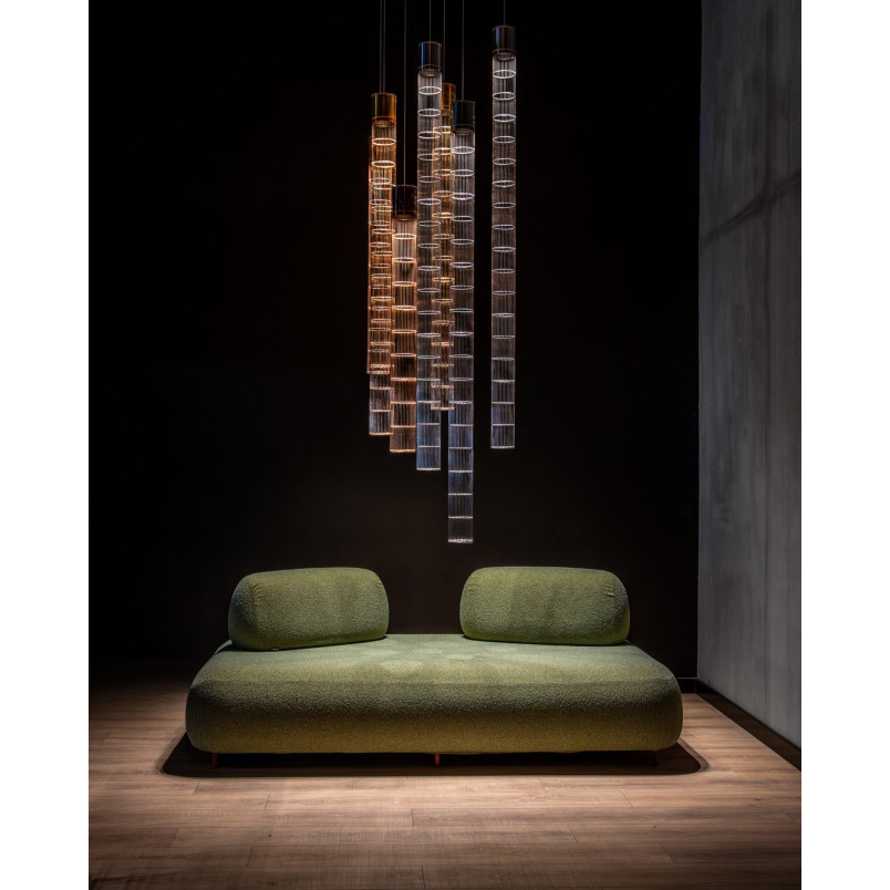 Lampa wisząca Stelar 183 Brass – LoftLight | Wertykalna 183cm