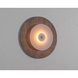 Lampa ścienna Aeroplan Wood Wall 32 – Orzech Amerykański | Loftlight