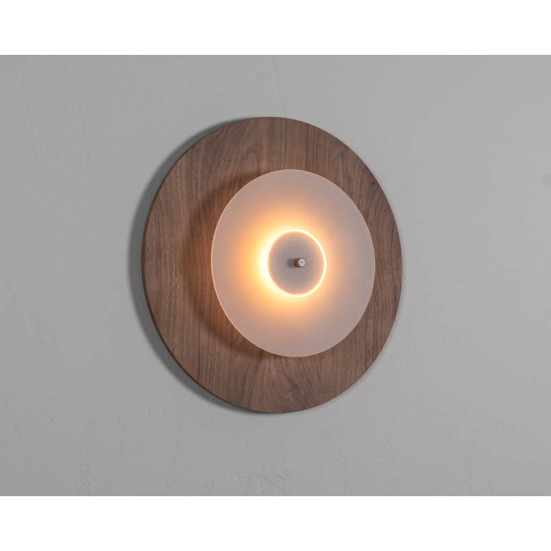Lampa ścienna Aeroplan Wood Wall 32 – Orzech Amerykański | Loftlight