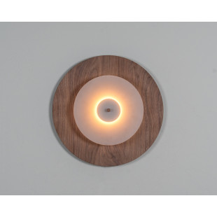 Lampa ścienna Aeroplan Wood Wall 32 – Orzech Amerykański | Loftlight