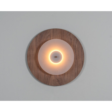 Lampa ścienna Aeroplan Wood Wall 32 – Orzech Amerykański | Loftlight